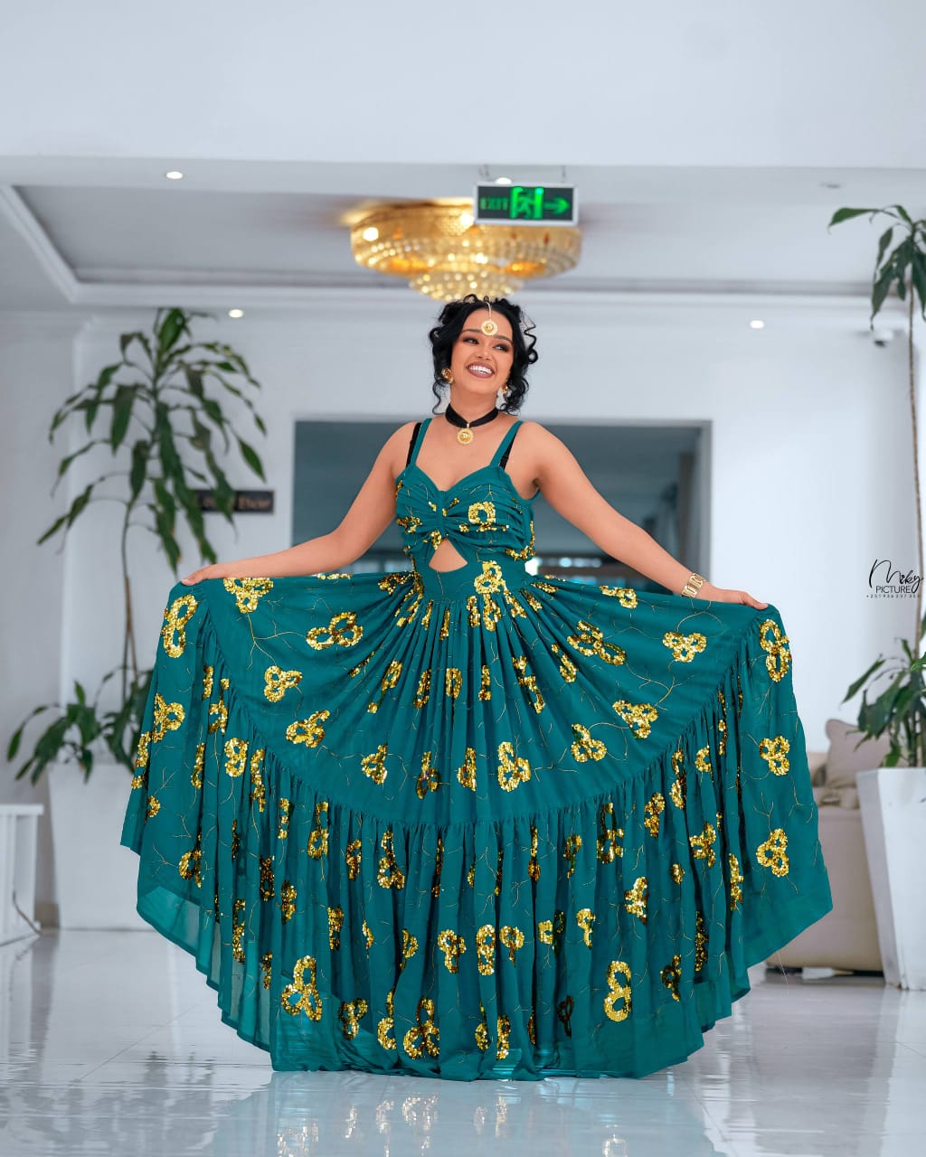 Emerald Celebration Gown